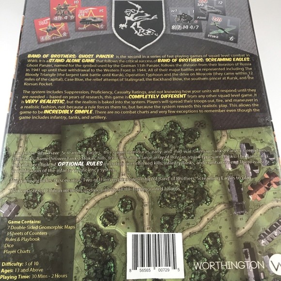Band of Brothers Ghost Panzer Remastered Edition by Worthington Sealed - Picture 8 of 10